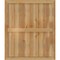 Ekena Millwork Framed Board-n-Batten Shutters, Rough Sawn Western Red Cedar, 32 1/4W x 38H, PR RBF06S32X038RWR - alternate 2